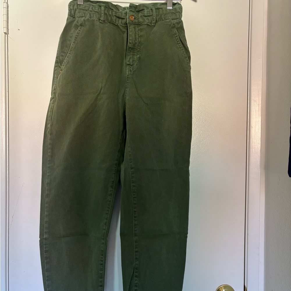 Zara Olive Green Trousers